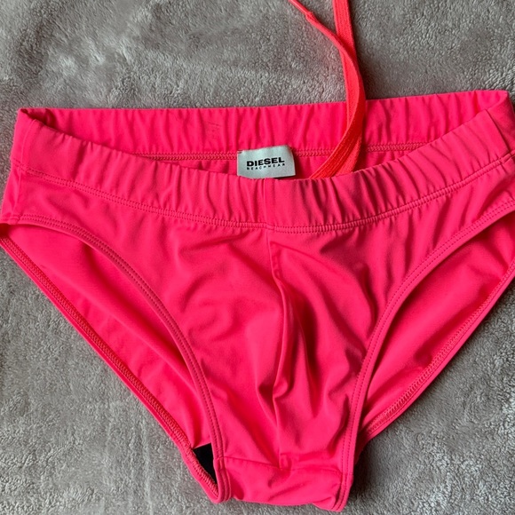Diesel Hot Pink Swim Bottom - Picture 2 of 7